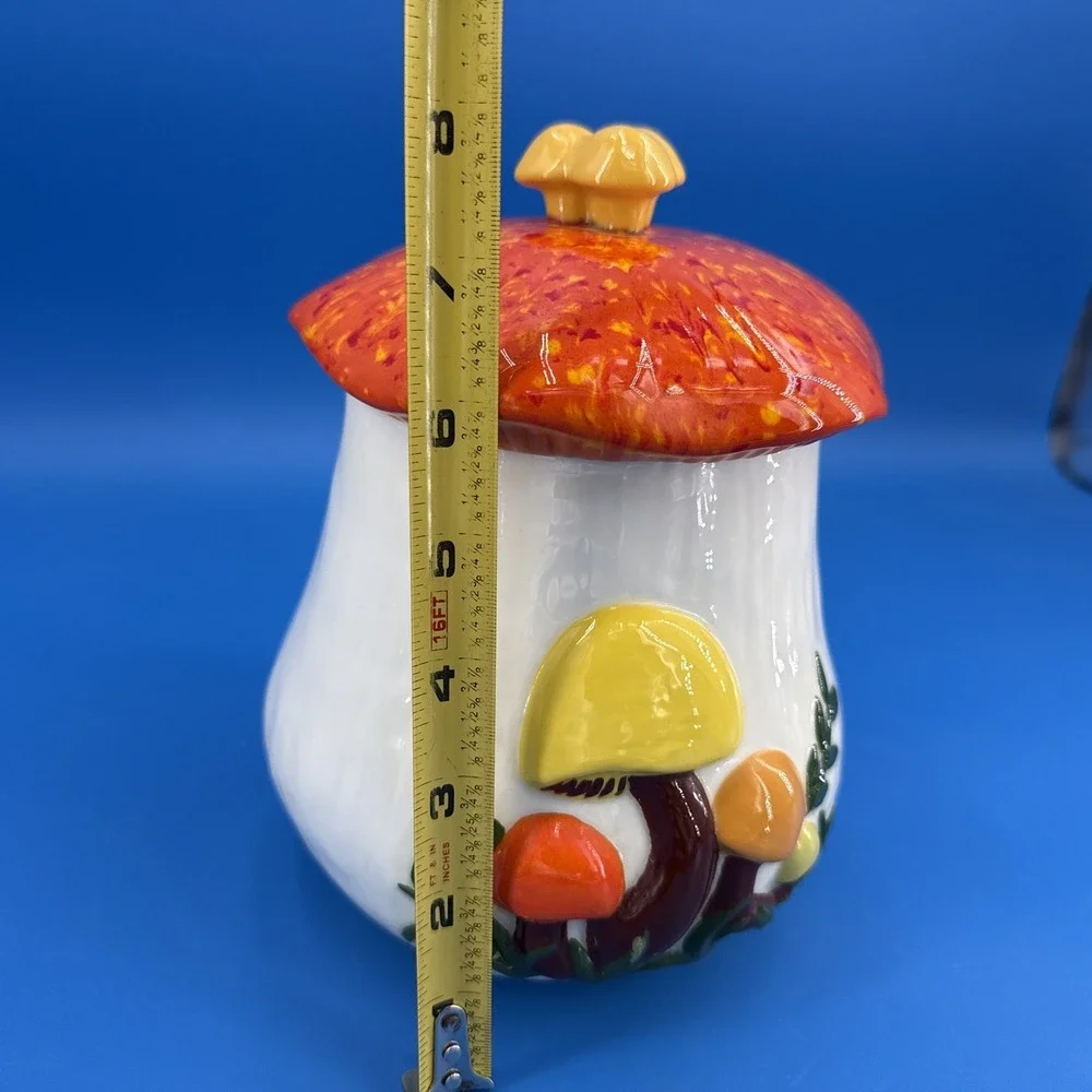 Vintage Arnels Mushroom Canister 8